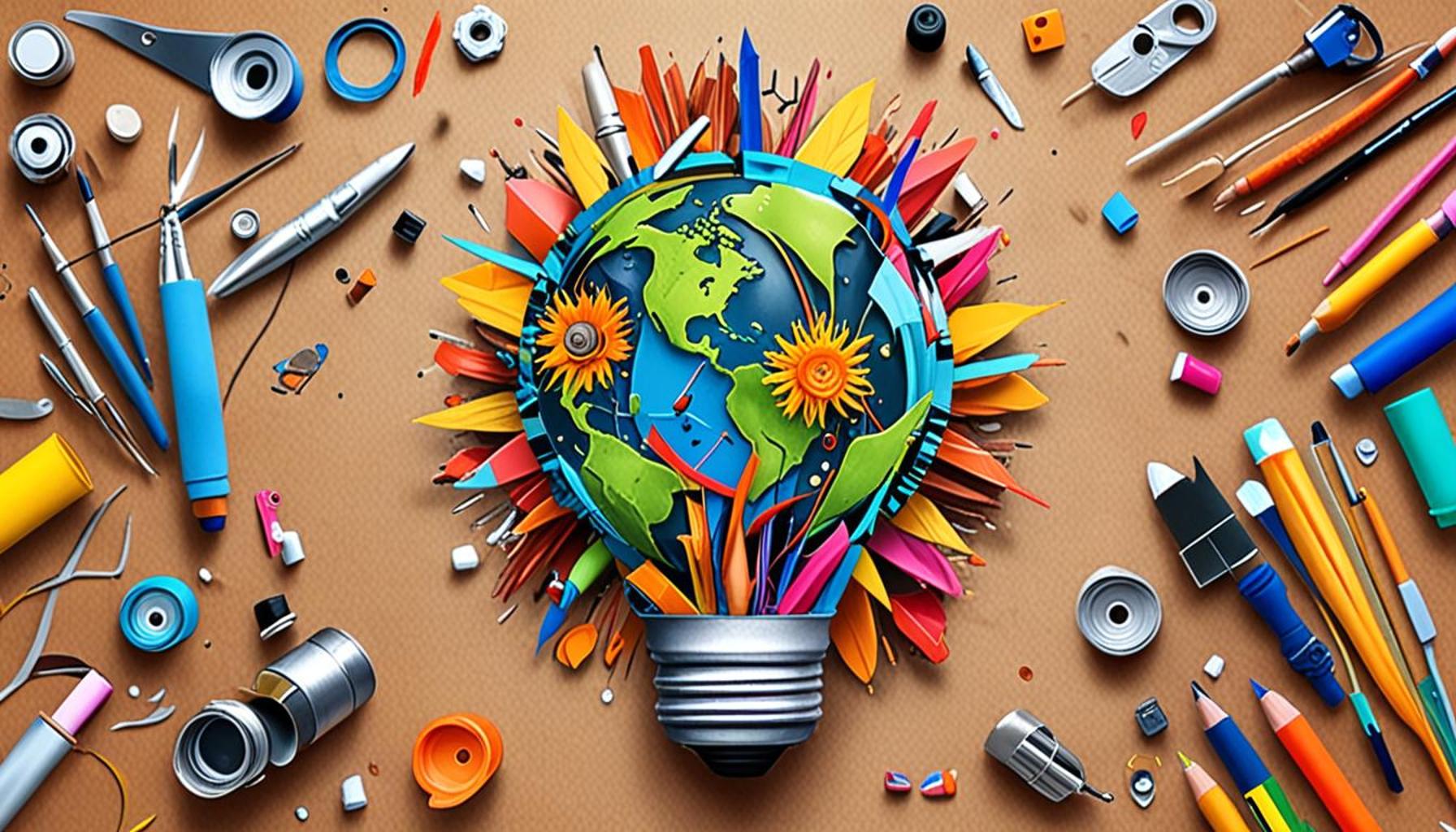 Transforming Recycled Materials into Art: Sustainable DIY Projects