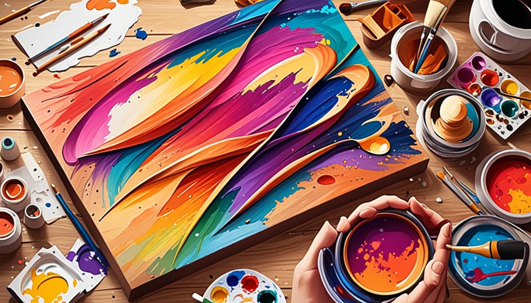 Painting Techniques on Canvas for Beginners: Create Your Own Works of Art