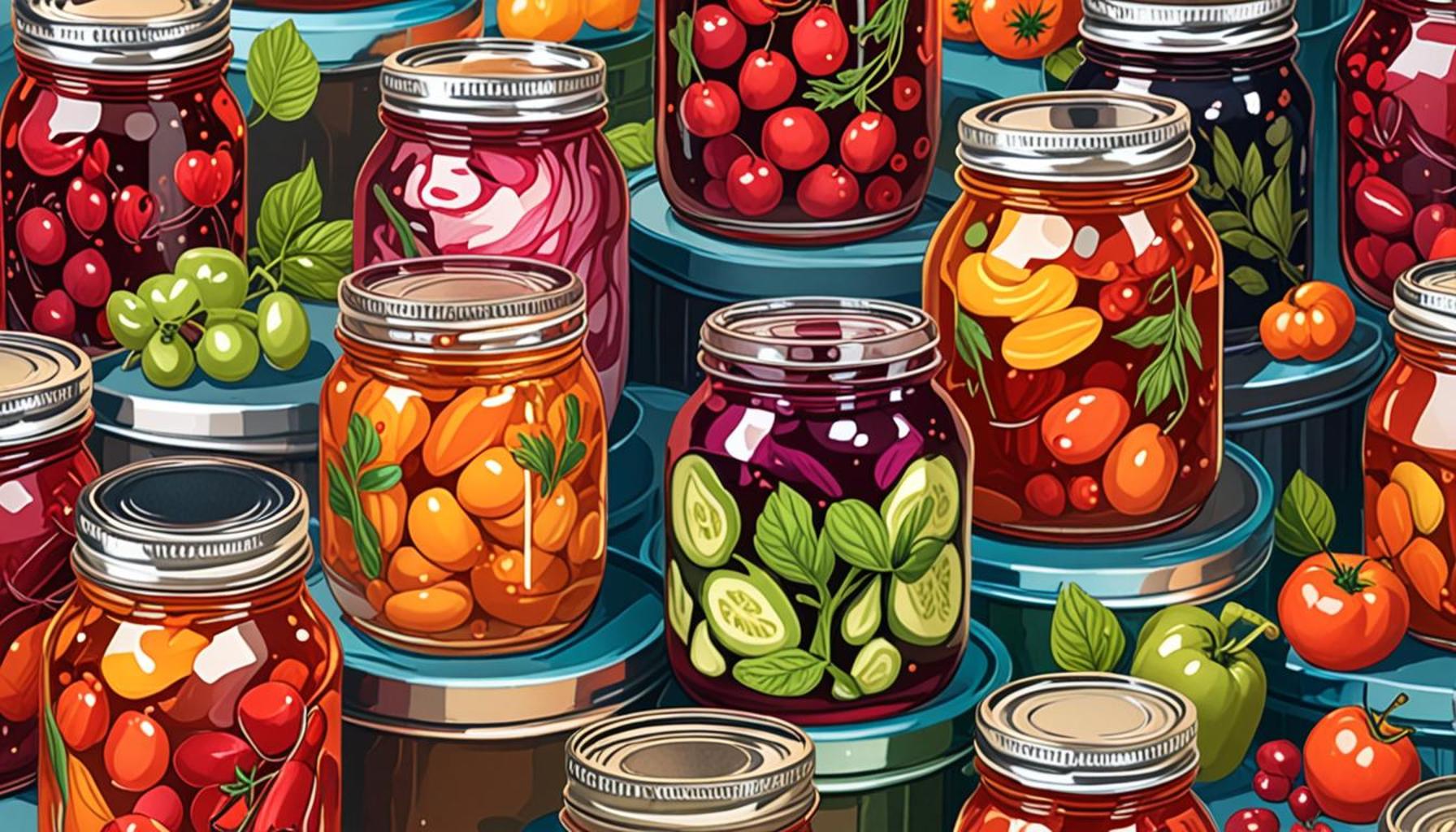 The Art of Preservation: Techniques of Canning and Fermentation for Lasting Flavors